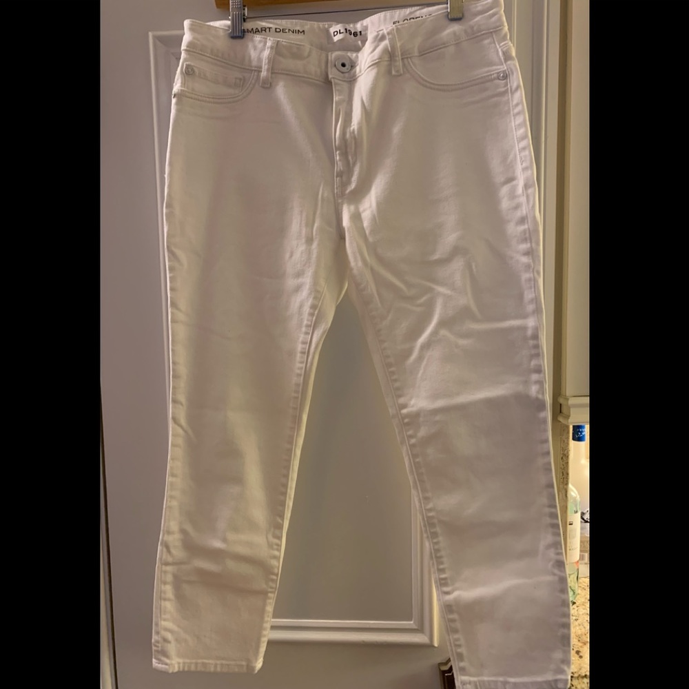 DL 1961 Florence Instasculpt cropped jeans 31
